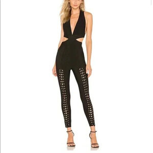 NBD x Naven Tobie Jumpsuit in Black